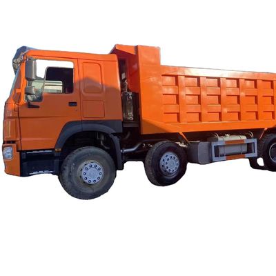 16 bandennummer LHD SINO Gebruikte dumper HOWO 8X4 Zware ophangwagen met HW versnellingsbak