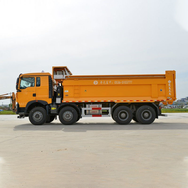 Howo 30ton 440 pk 8x4 12 wielen gebruikte dumper met bruto voertuiggewicht 20-25T