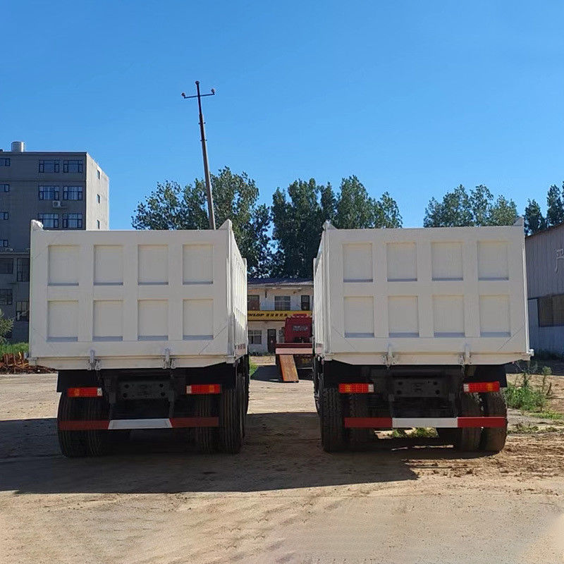 2 Achterste schakeling Automatisch venster Sinotruck Howo 371 375 Gebruikte tipper truck dump truck