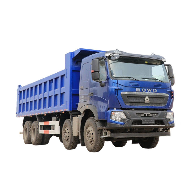 Gebruikte HOWO 440 pk 8X4 dumptruck met een laadvermogen van 30 ton en een vrachttank van 7,6x2,35x1,5 m