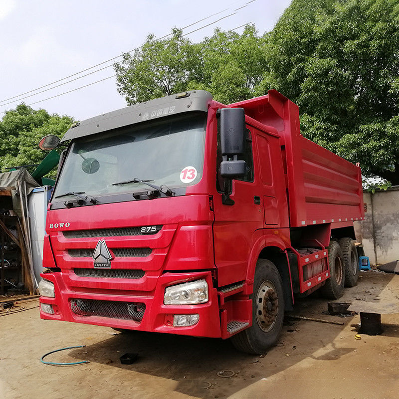 10 Voorwaarts Transmissie Gebruikt Sinotruk HOWO 6X4 Dump Truck 371HP met WEICHAI motor