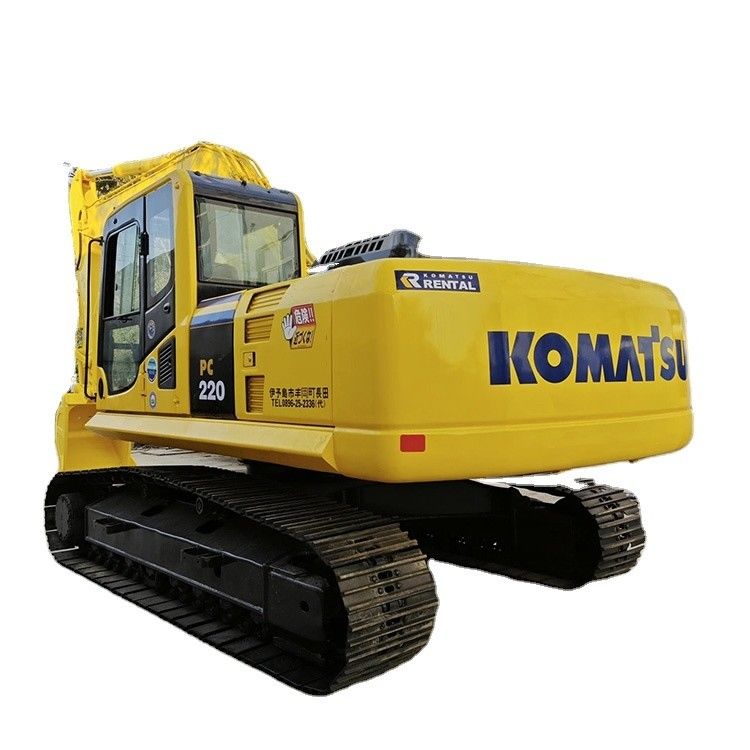 Verkoop gebruikte Komatsu PC220-8 graafmachine met originele hydraulische klep en 1,0-1,5 emmer