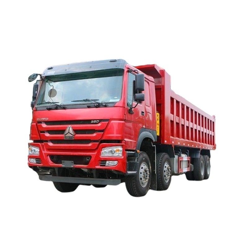 Howo 8x4 371 pk 50 ton Euro 2 rijden tweedehands dumper gebruikte tipper truck