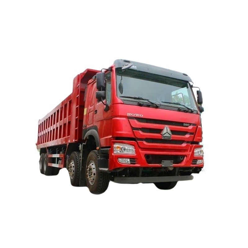 Howo 8x4 371 pk 50 ton Euro 2 rijden tweedehands dumper gebruikte tipper truck