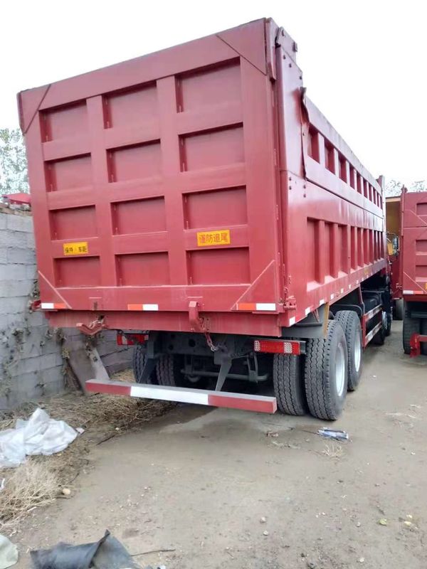 Howo 8x4 371 pk 50 ton Euro 2 rijden tweedehands dumper gebruikte tipper truck