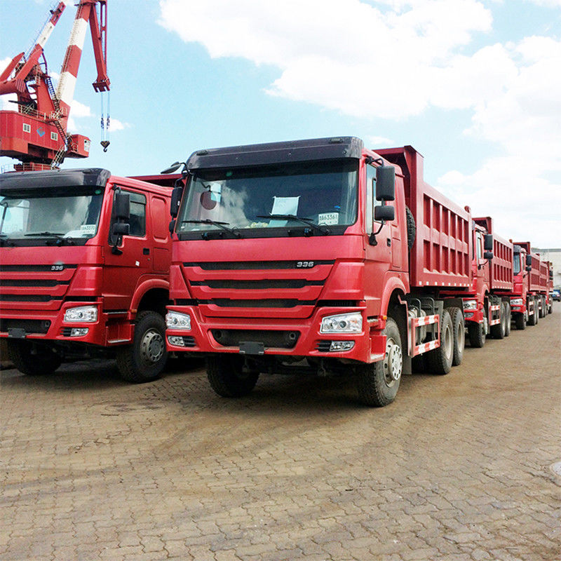 Zware vrachtwagen Howo 6x4 8x4 16 20 kubieke meter 10 wielen kanteltruck Gebruikte mijnbouw dumptruck