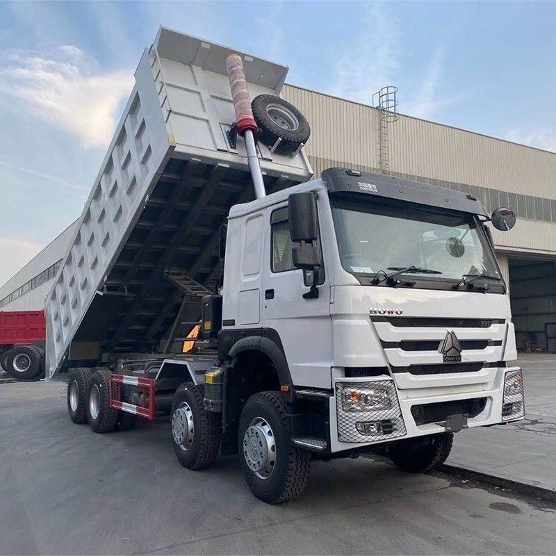 Krachtige 2023 HOWO 371HP RHD 8X4 dumptruck met Euro 3 emissie standaard 12700 GVW