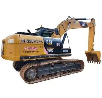 CAT320D2 Gebruikte graafmachine met een emmercapaciteit van 0,8 m3 en originele CAT C6.4ACERT-motor