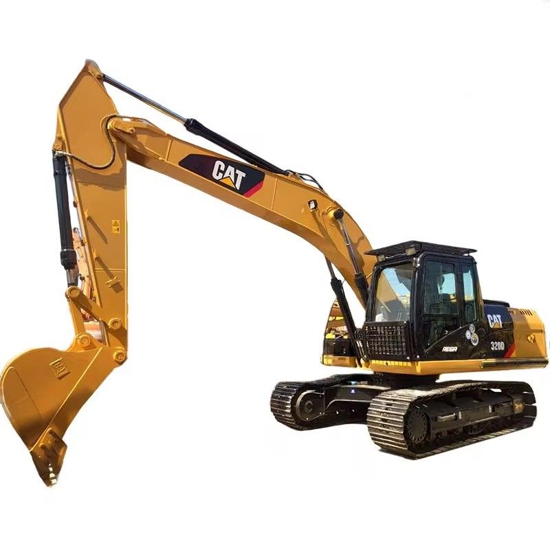 CAT320D2 Gebruikte graafmachine met een emmercapaciteit van 0,8 m3 en originele CAT C6.4ACERT-motor