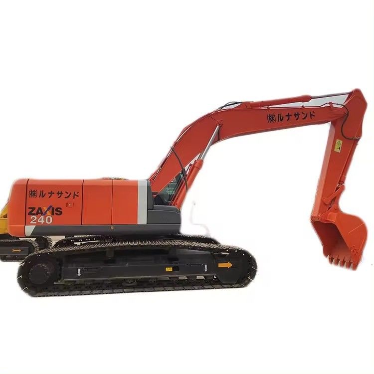 90% gebruikte ZX240 Hitachi graafmachine met originele motor en hydraulisch systeem betaalbaar