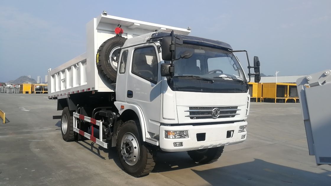 10 ton vierwielaandrijving 4 WD kanteltruck Dongfeng 8 voorwaarts schakelen off-road dumptruck