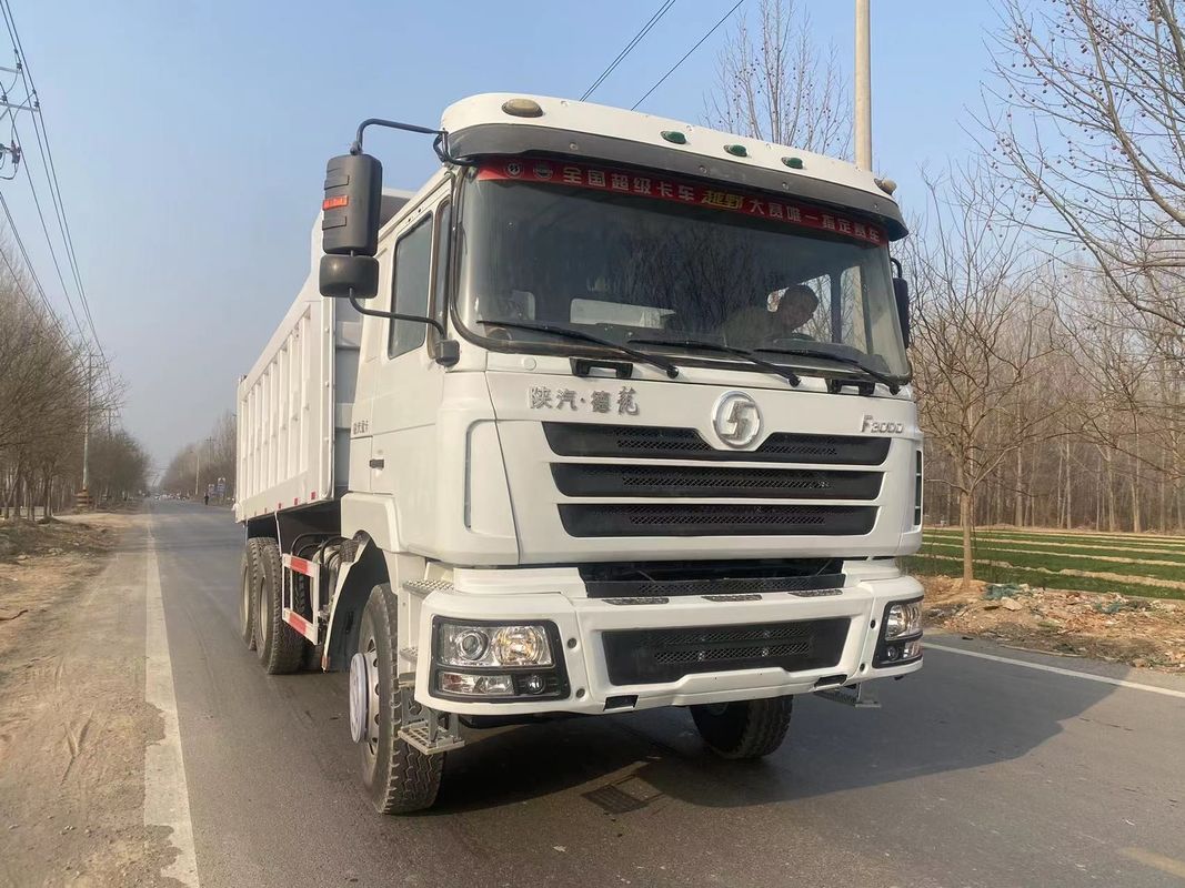 6x4 gerenoveerde 380 pk Shacman Dump Truck voor Engineering Transport op betaalbare prijs