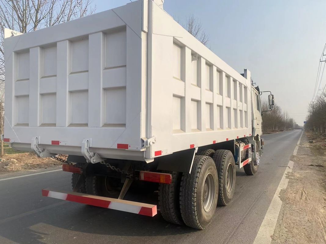 6x4 gerenoveerde 380 pk Shacman Dump Truck voor Engineering Transport op betaalbare prijs