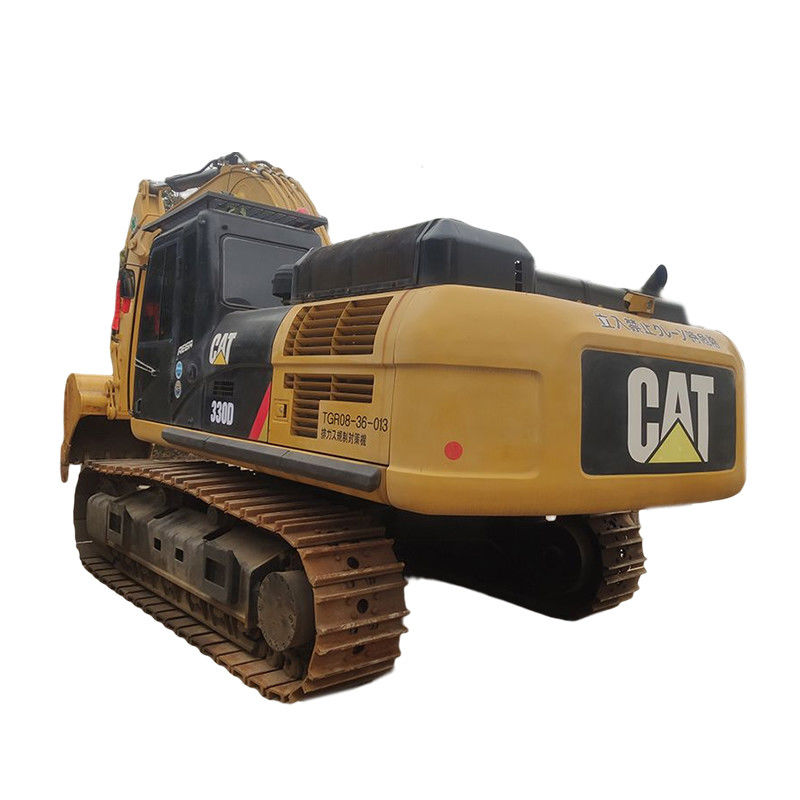 Gebruikte CAT330D graafmachine in Dubai met een emmercapaciteit van 1,8 m3 en een machinegewicht van 33750 kg