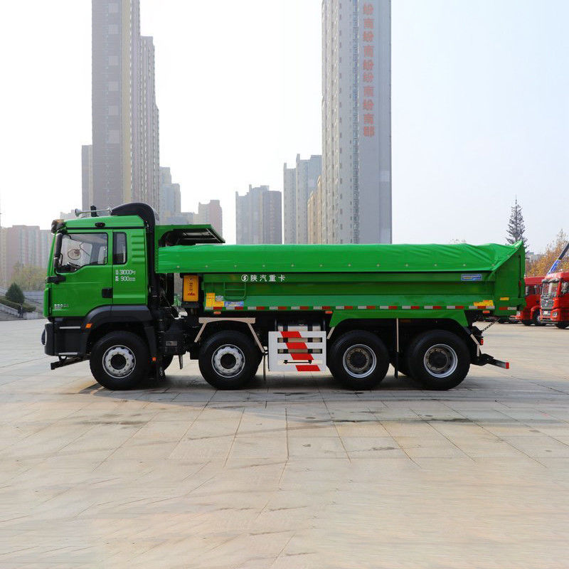 Shacman F3000 8x4 Tipper Dump Truck in Tanzania Handmatig raam en afmetingen L x W x H