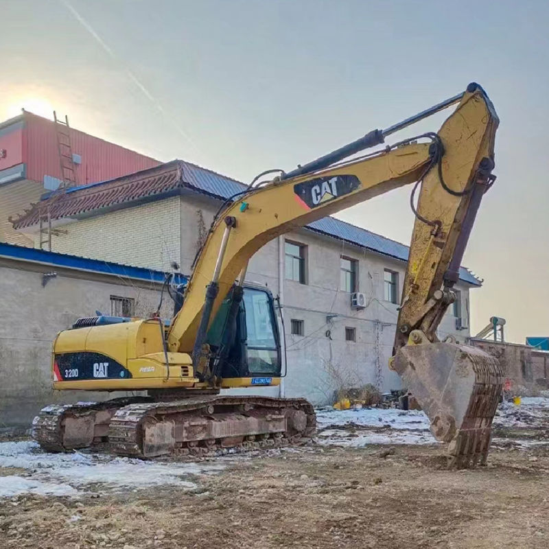 1m3 emmercapaciteit Originele motor 20 ton Diesel Cat Caterpillar Gebruikte 320D Cat Excavator