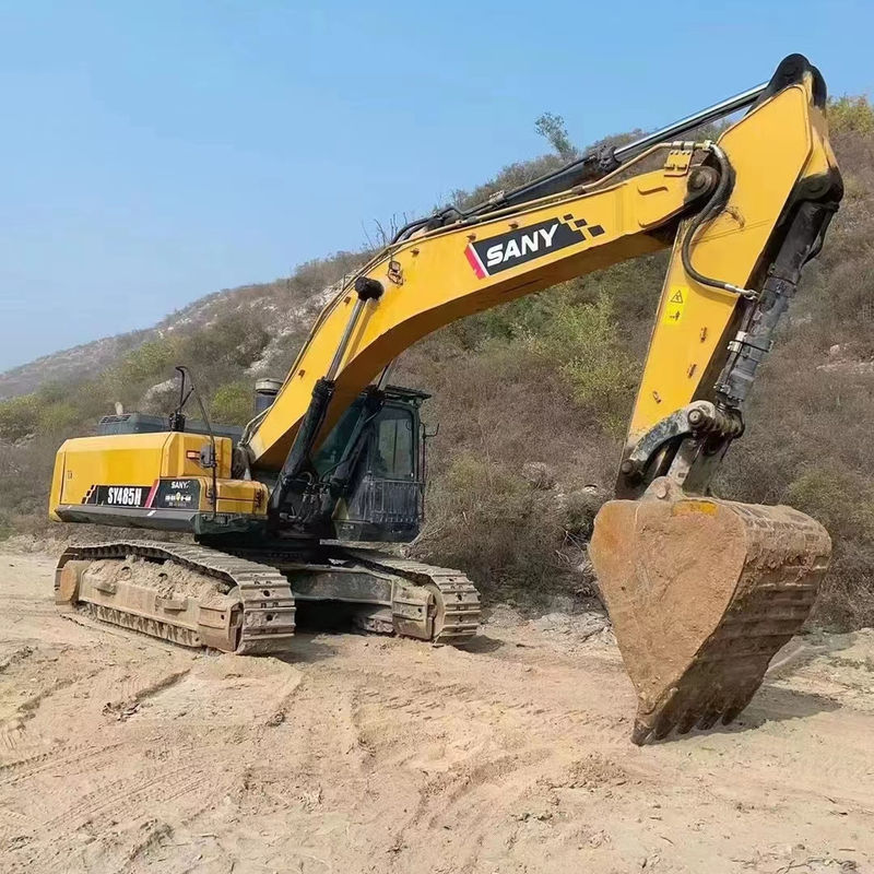 Robuuste SY485H Sany Long Reach 50 Ton Excavator Gebruikte Crawler Excavator voor Bucket Digging Force 287kN