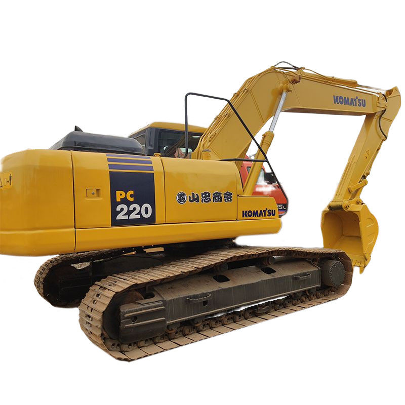 20 ton Komatsu PC200 tweedehands graafmachine met 2000 werkuren en 0.9CBM emmer