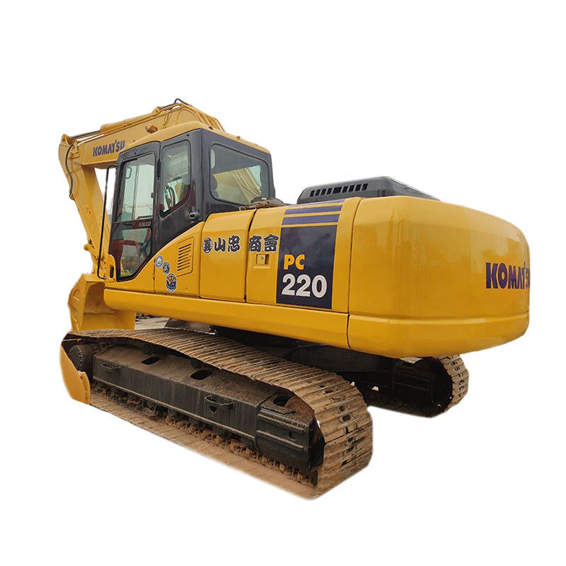 20 ton Komatsu PC200 tweedehands graafmachine met 2000 werkuren en 0.9CBM emmer