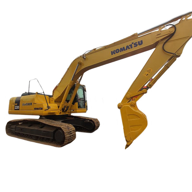 20 ton Komatsu PC200 tweedehands graafmachine met 2000 werkuren en 0.9CBM emmer