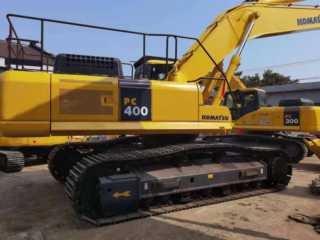 Gebruikte Komatsu PC400-7 graafmachine met technische video-ondersteuning