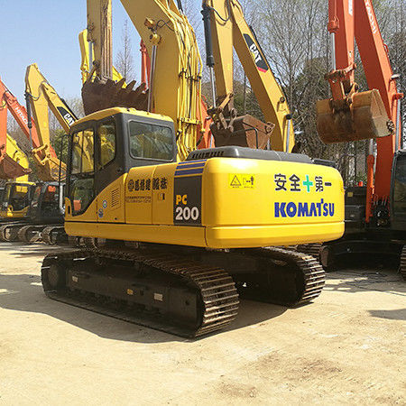 Bucket 0.9CBM Komatsu Gebruikte graafmachine PC 200 Duim Zware apparatuur voor zwaar werk