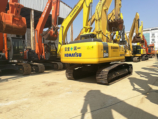 Bucket 0.9CBM Komatsu Gebruikte graafmachine PC 200 Duim Zware apparatuur voor zwaar werk