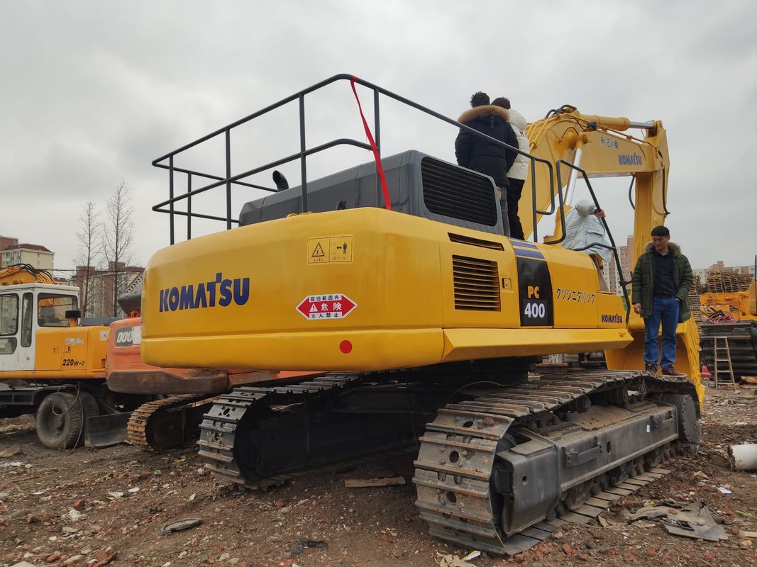 90% 2021 Jaar 40 ton Komatsu PC400-8 graafmachine in goede staat met originele motor