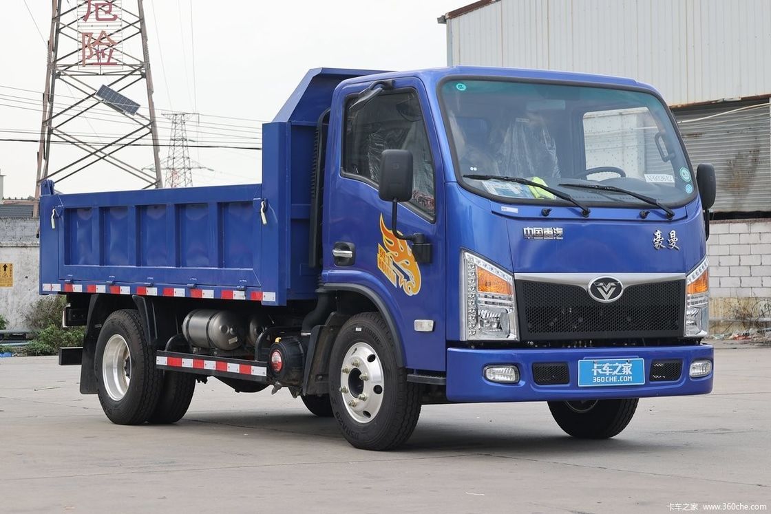 Handmatige airconditioning 220 pk 8*4 linkshandig rijden Dieselmotor Lhd Dump Truck