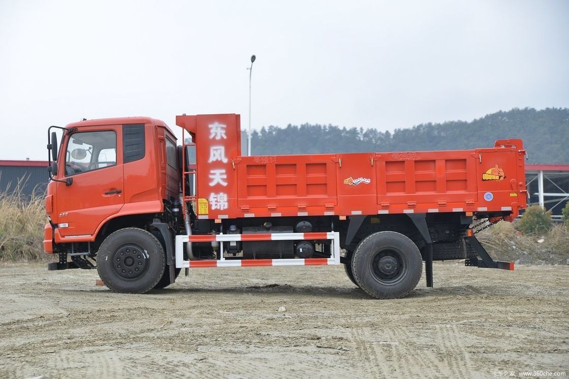 240 pk Dongfeng Dump Truck 4x2 linkshandig rijden 2 passagiers perfect voor bouw