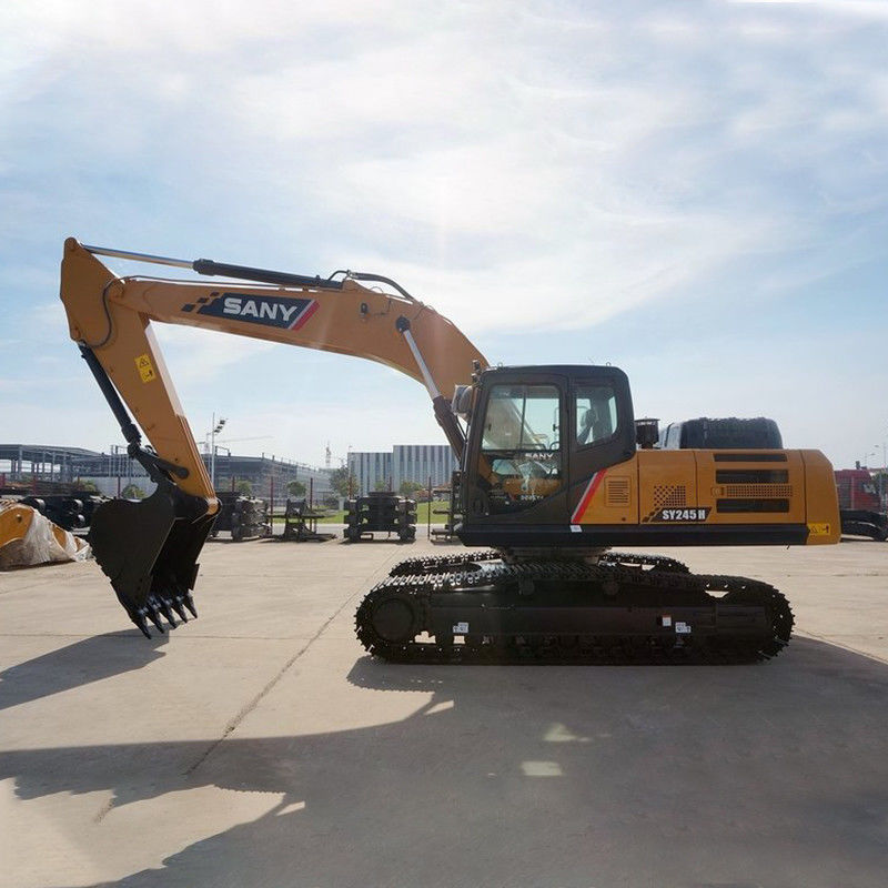 SANY SY245H 24 ton gebruikte graafmachine met gele kleur