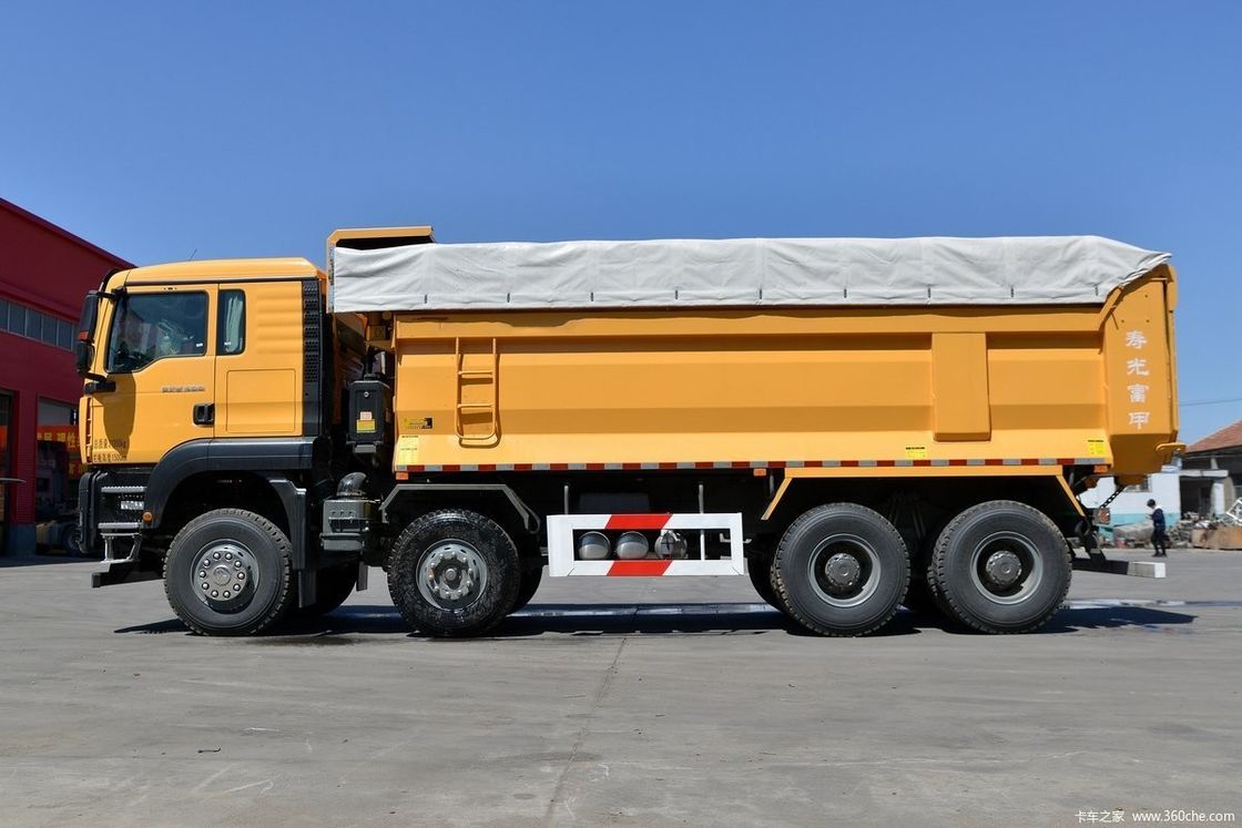 16 ton laadvermogen SITRAK G7W 8x4 400 pk tipper dump truck zonder cruise control