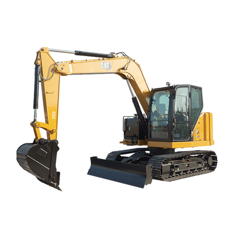 2019 Gele Gebruikte Caterpillar CAT307.5 Mini Hydraulische 7,5 ton graafmachine voor prestaties
