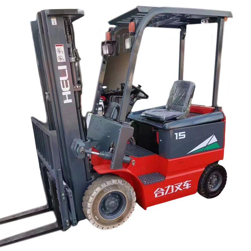 Hydraulische bedieningsrem 3m CPD15 1,5 ton Heli Gebruikte elektrische vorkheftruck voor uw bedrijf