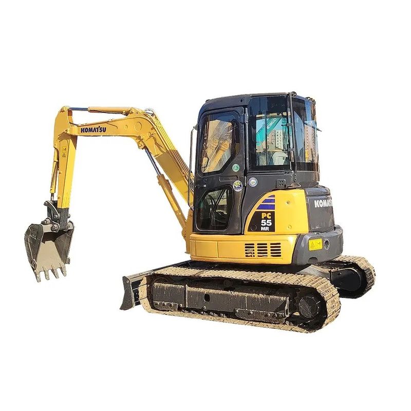 Originele kleur in goede staat Komatsu PC55 Mini Track Gebruikte Caterpillar Graafmachine