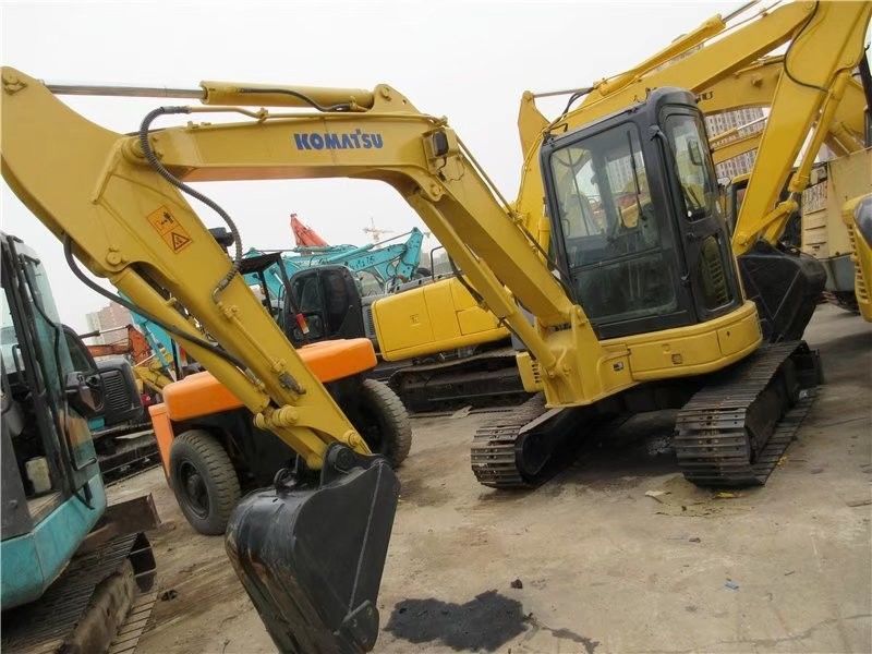Originele kleur in goede staat Komatsu PC55 Mini Track Gebruikte Caterpillar Graafmachine