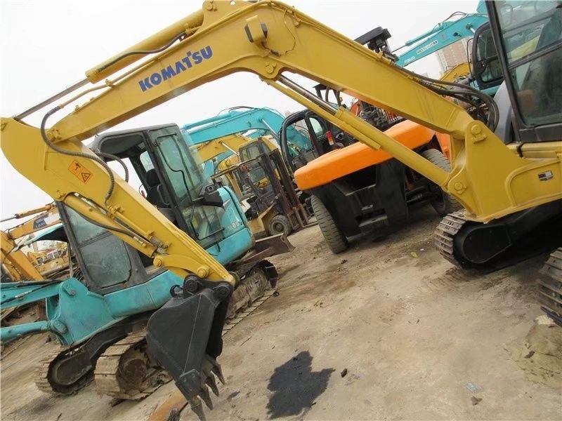 Originele kleur in goede staat Komatsu PC55 Mini Track Gebruikte Caterpillar Graafmachine