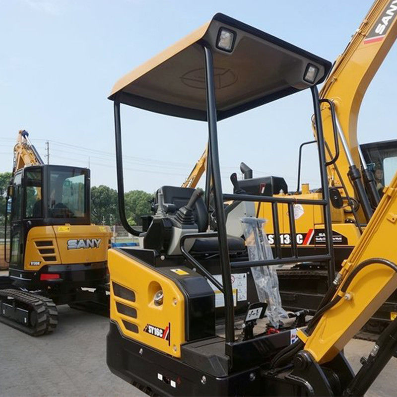 1850 kg 1 ton SY16C mini graafmachine met Yanmar motor en uniek verkooppunt