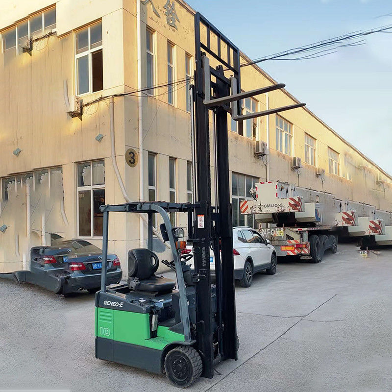 Gebruikte Toyota 1 ton elektrische vorklift 48V Vorklengte 1070 Warehouse Material Handling