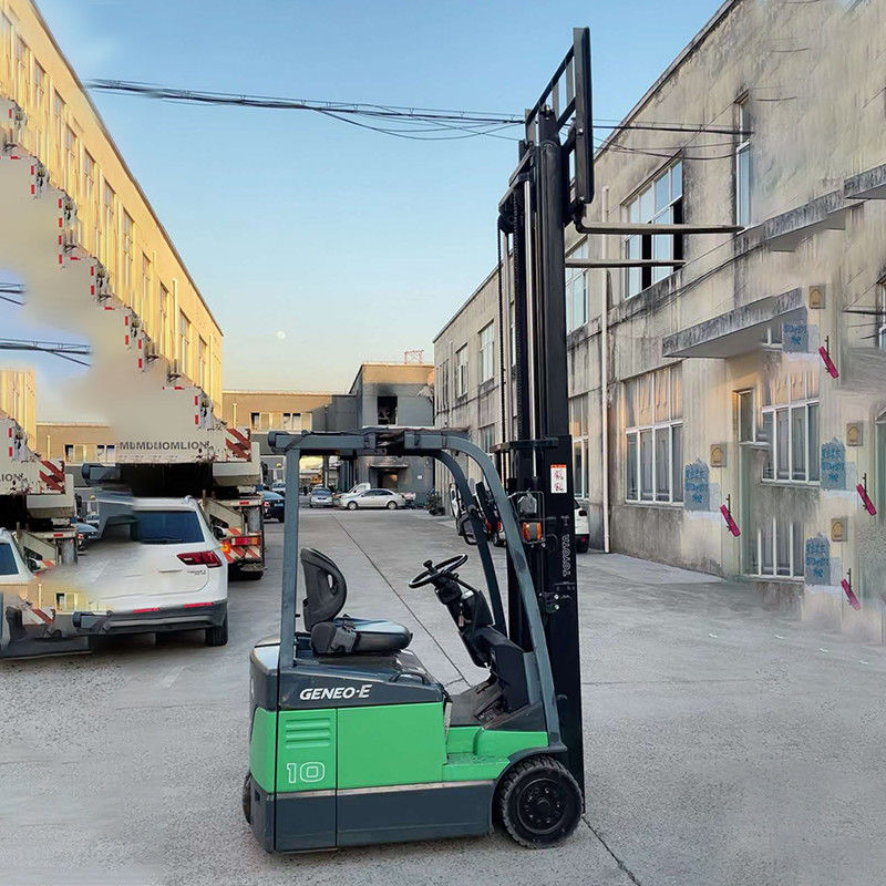 Gebruikte Toyota 1 ton elektrische vorklift 48V Vorklengte 1070 Warehouse Material Handling