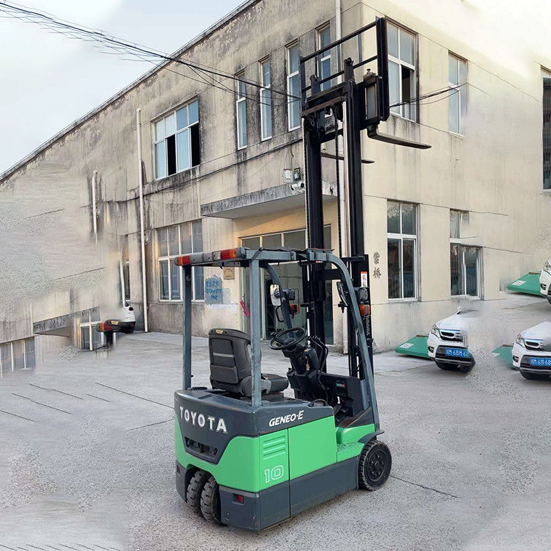 Gebruikte Toyota 1 ton elektrische vorklift 48V Vorklengte 1070 Warehouse Material Handling
