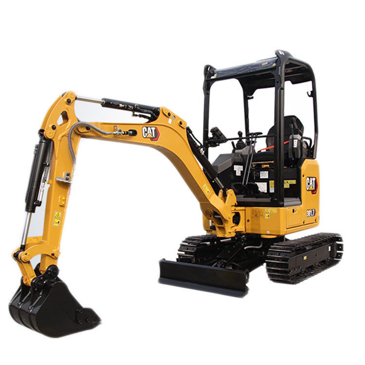 Cat 301.7CR 2 ton gebruikte mini-crawlergraver met een maximale graafdiepte van 2350 mm