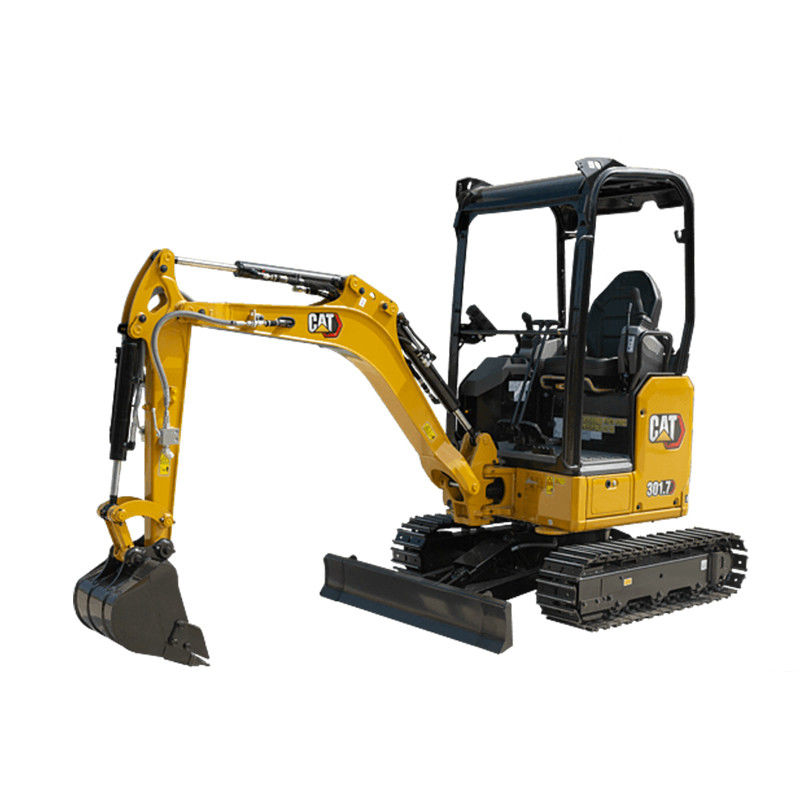 Chinese Cat 301.7CR rechtstreeks vervaardigde 2 ton mini graafmachine met maximale graafradius van 2400 mm