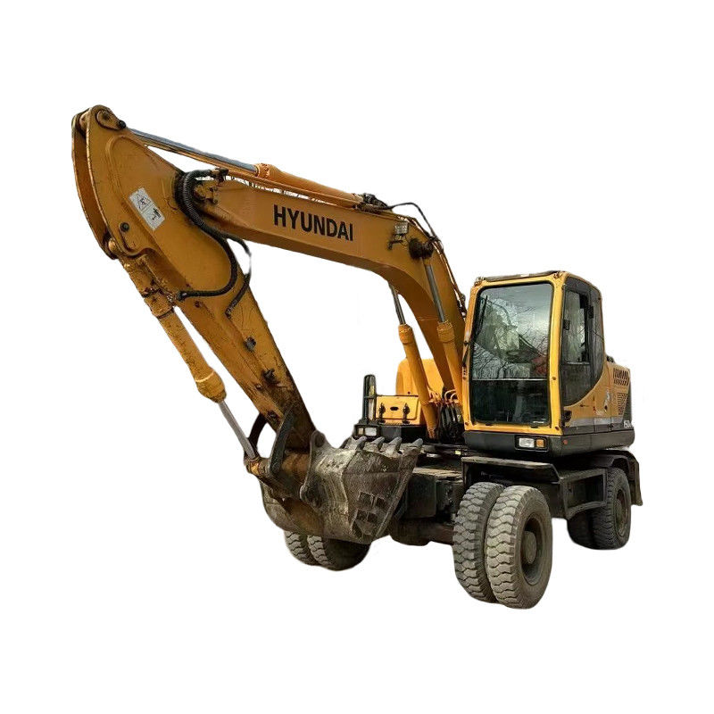 Hyundai Origin Machine Wheel Excavator Gebruikte 150W-9 Excavators te koop