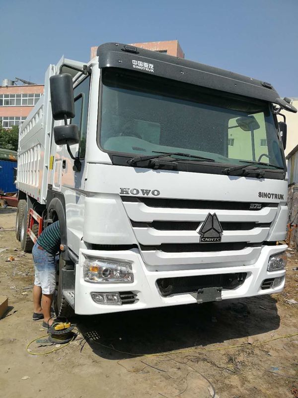 Normale bestuurdersstoel Zware vrachtwagen Sino Sinotruk Howo 371hp 6x4 8x4 Tipper Gebruikte dumptrucks