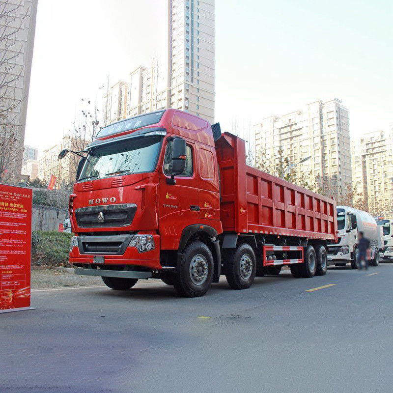 HOWO Sinotruck 8*4 Drive Dump Truck voor Engineering Transport Handmatig airconditioner