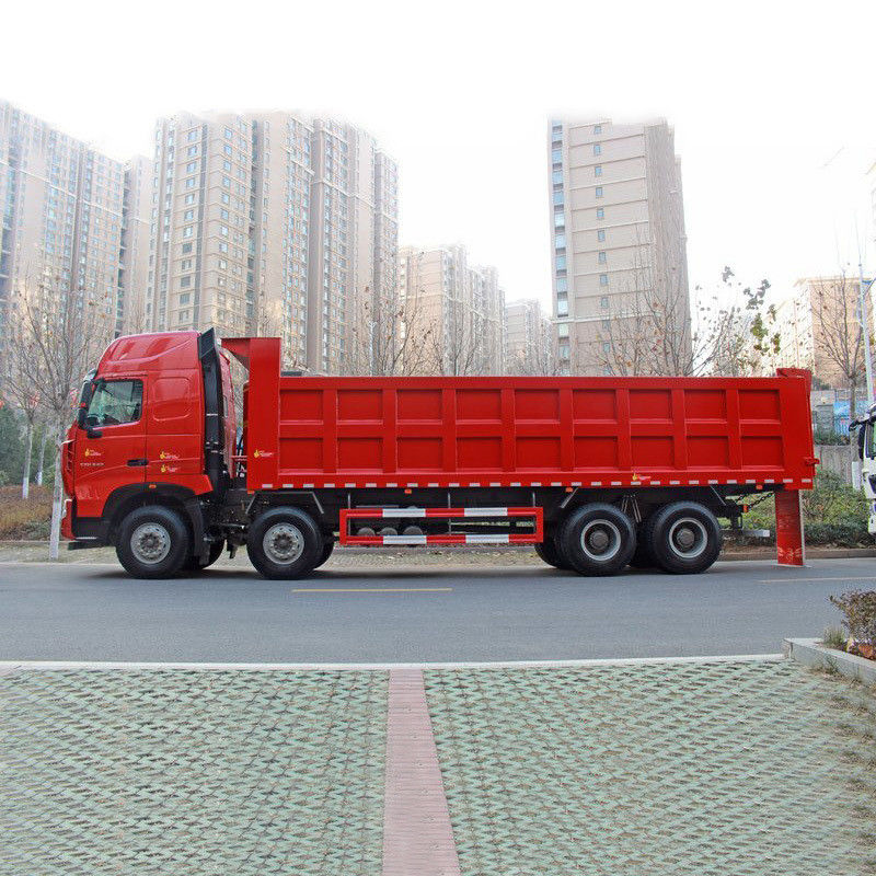 HOWO Sinotruck 8*4 Drive Dump Truck voor Engineering Transport Handmatig airconditioner