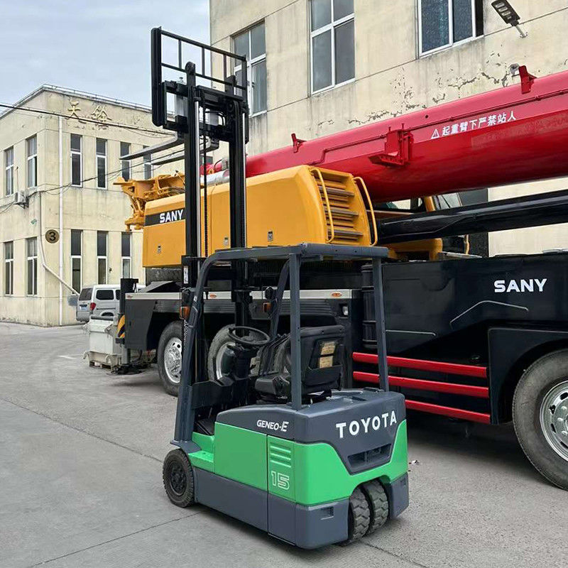 Elektrische vorkhefbelasting 1,5 ton 1070 mm Vorklengte Toyota Gebruikte mobiele vorkhef