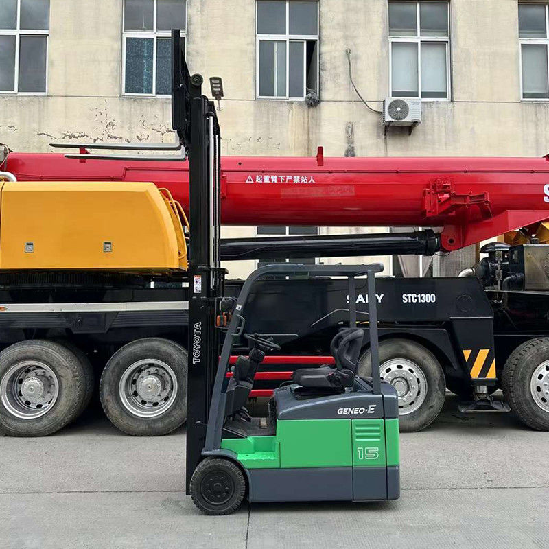 Elektrische vorkhefbelasting 1,5 ton 1070 mm Vorklengte Toyota Gebruikte mobiele vorkhef