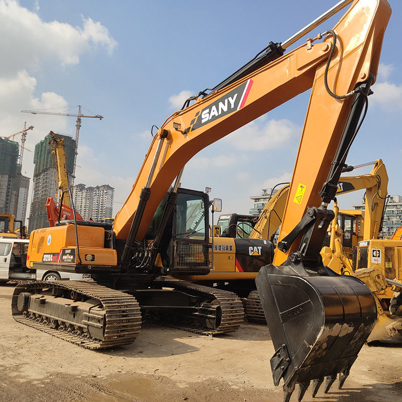 Gebruikte Sany SY215c Crawler Excavator 21,5 Ton met originele kleur en 4,9L Verplaatsing